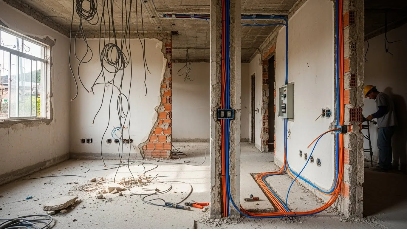 Ferramentas e produtos para limpeza segura do rejunte