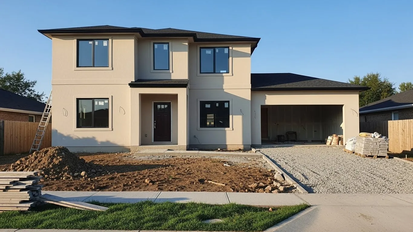 Porta sofisticada com puxador de luxo instalado corretamente