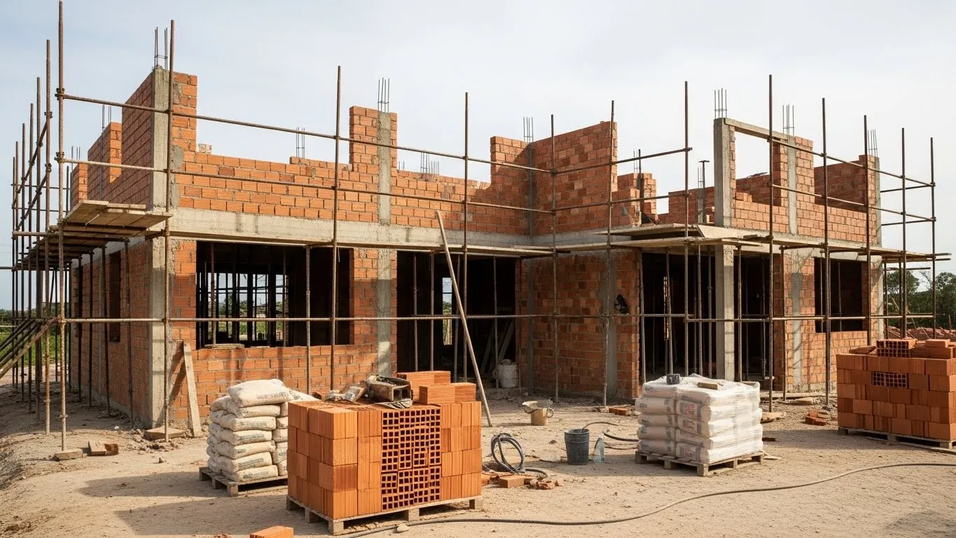 Fechadura eletrônica instalada em porta residencial