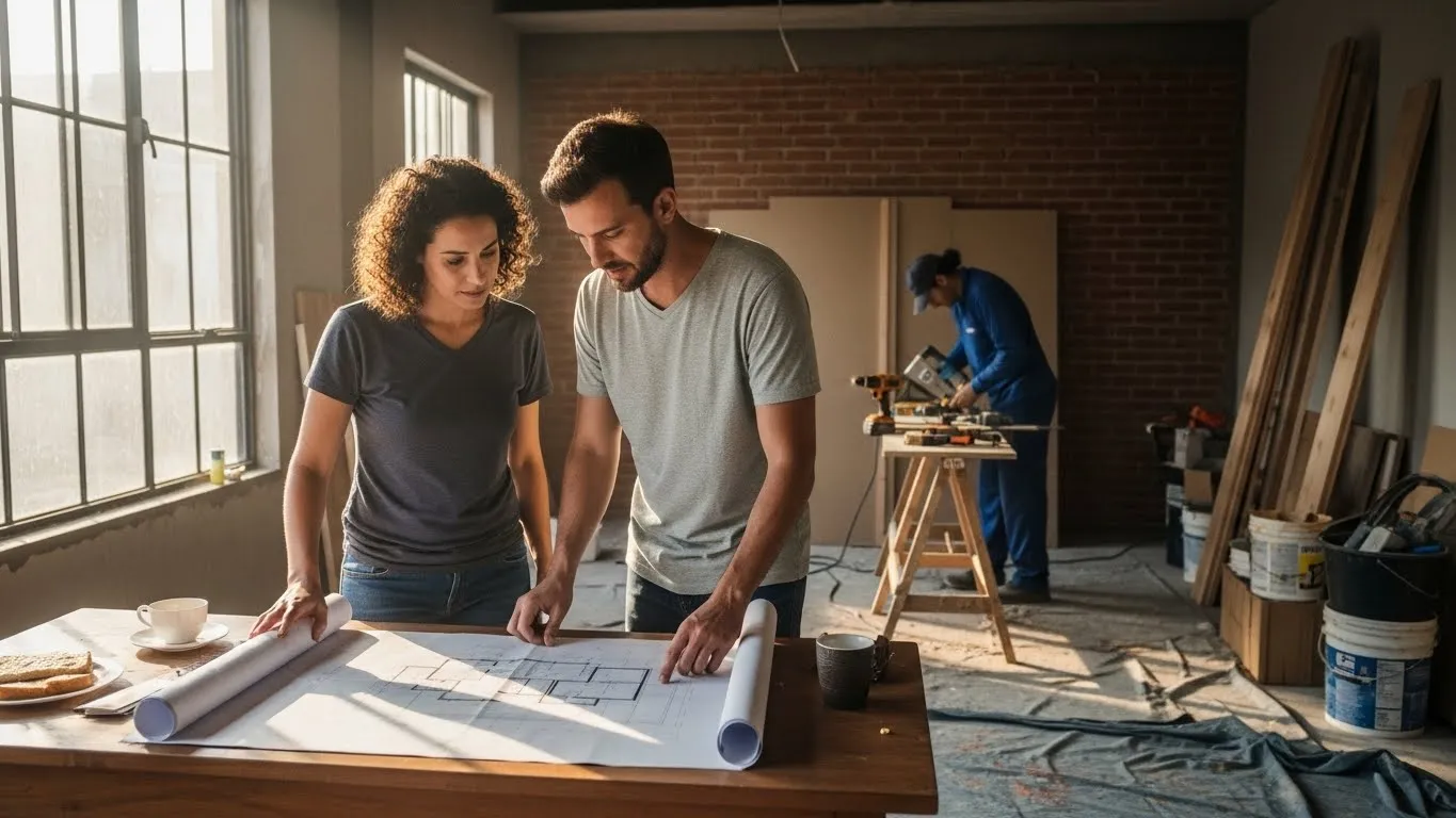 Qual a distância mínima permitida entre a parede da reforma e o muro do vizinho?