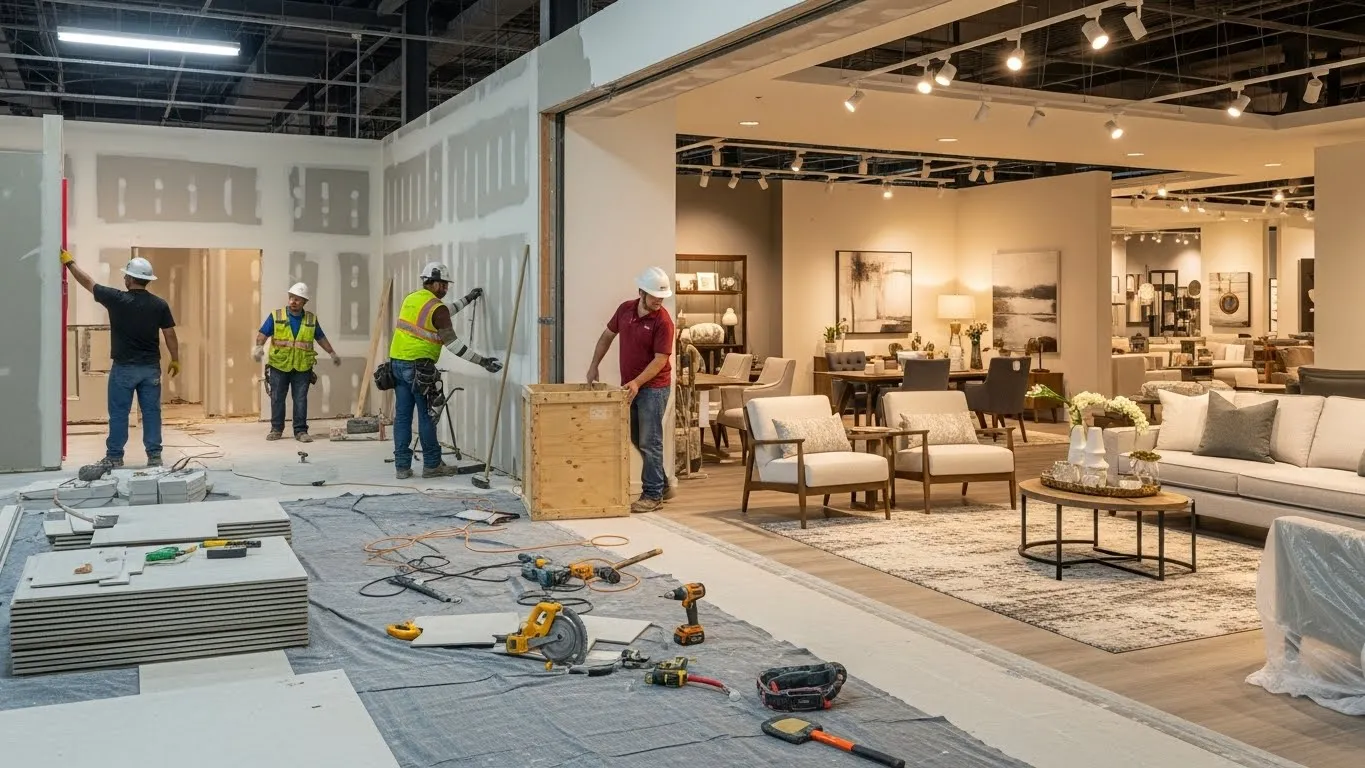 Reformas residenciais com moradores presentes