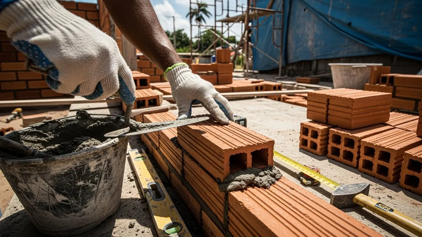 Exemplo de reforma simples em ambiente residencial