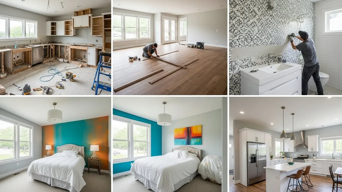 Muro e cercamento na etapa inicial da obra